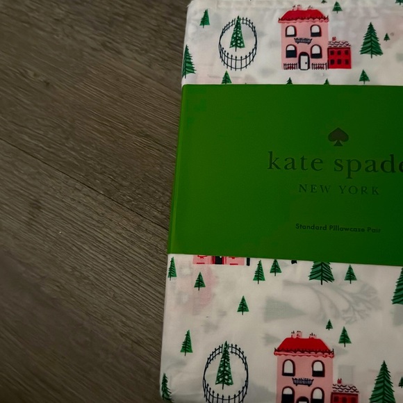 kate spade Other - New Kate Spade Christmas edition pillowcase